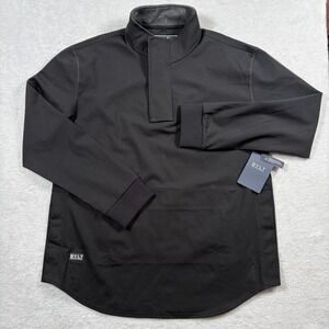 BYLT Basics Elite Fairway Drop Cut Pullover Jacket Mens XL Black Round Of Golf